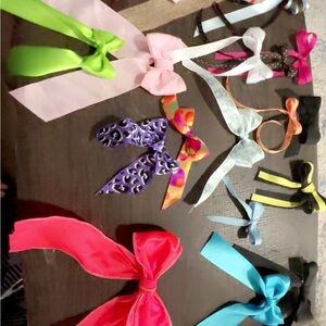 Colorful Kids Hair Bow Set